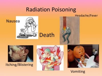 symptoms of radiation exposure